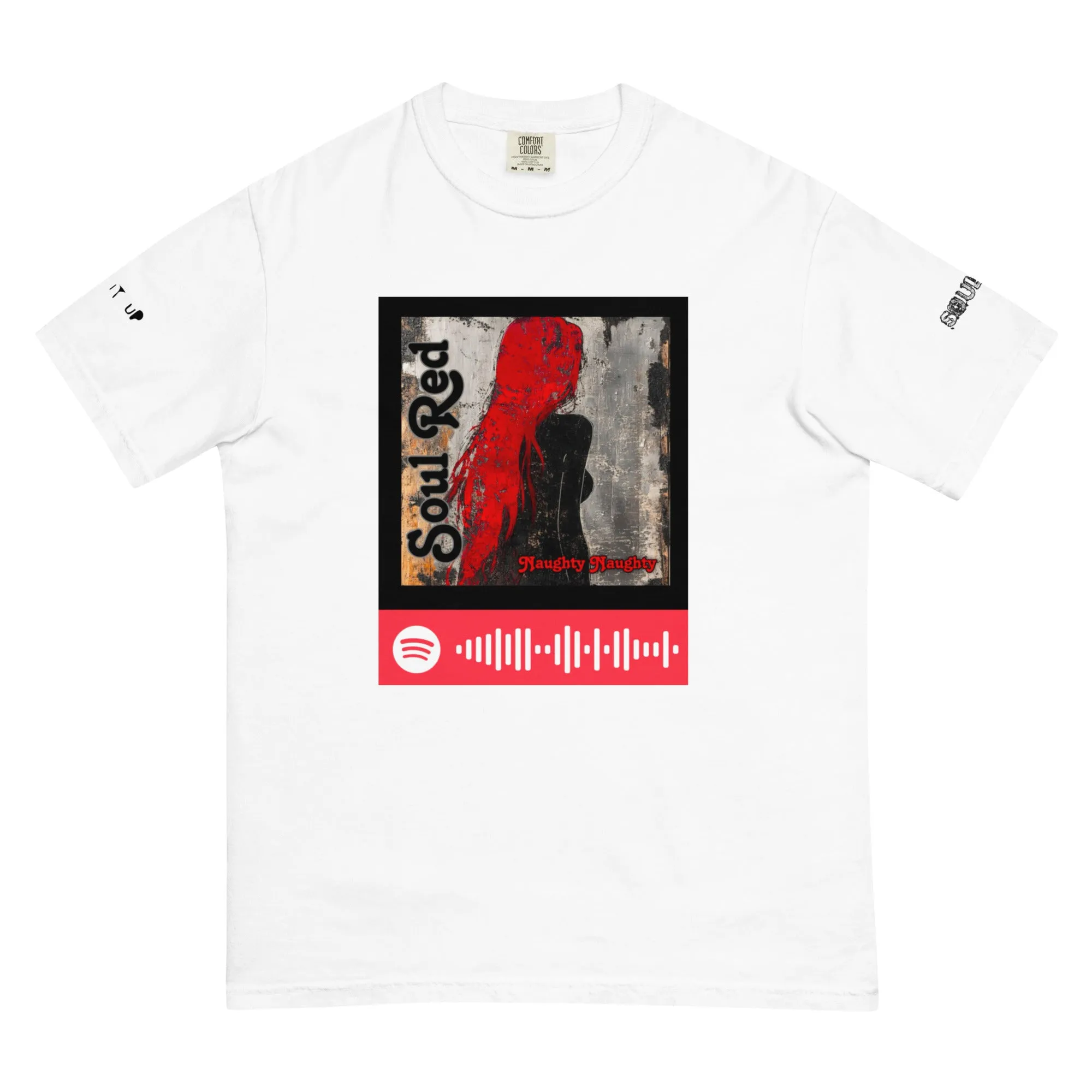 SOULRED music, Unisex garment-dyed heavyweight t-shirt