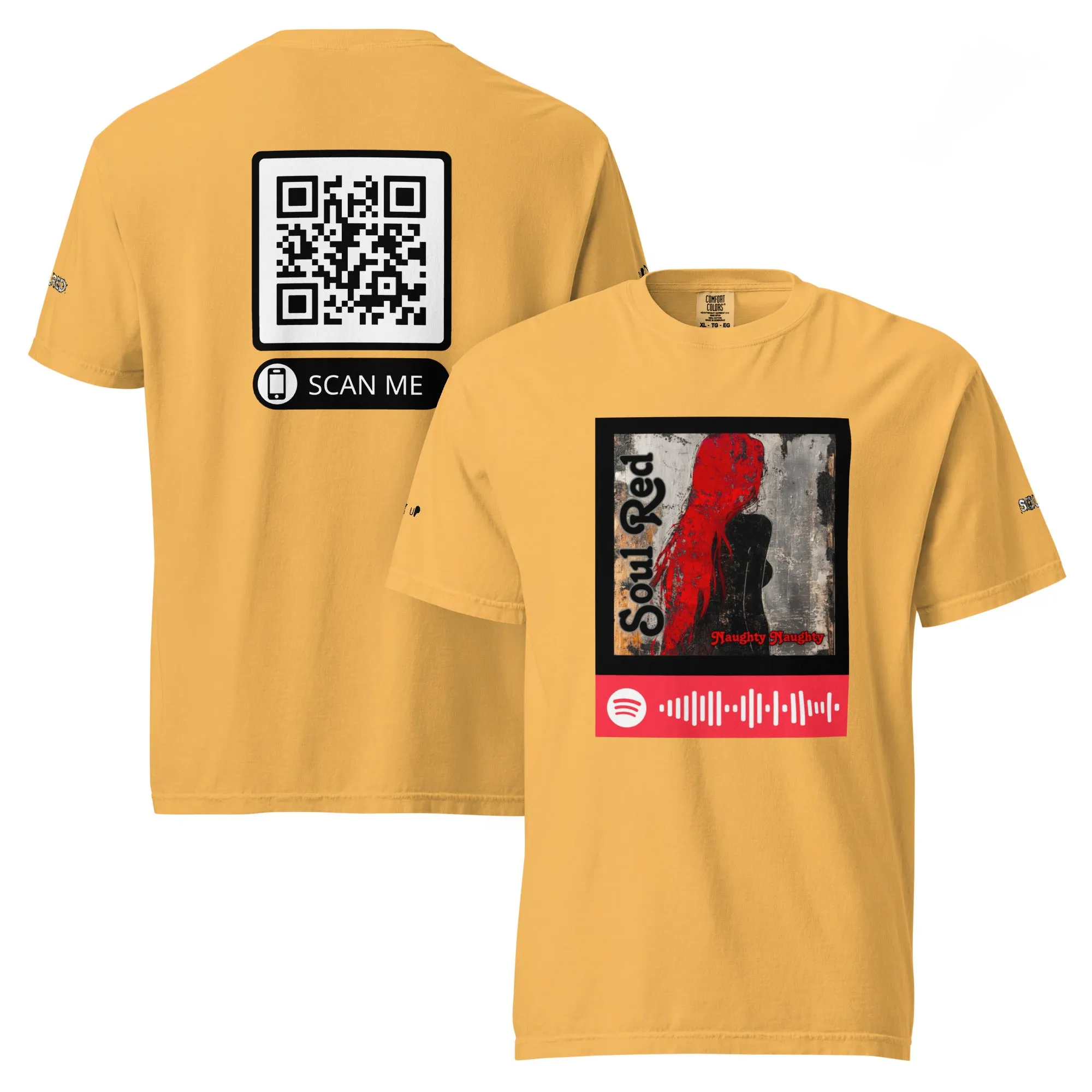 SOULRED music, Unisex garment-dyed heavyweight t-shirt