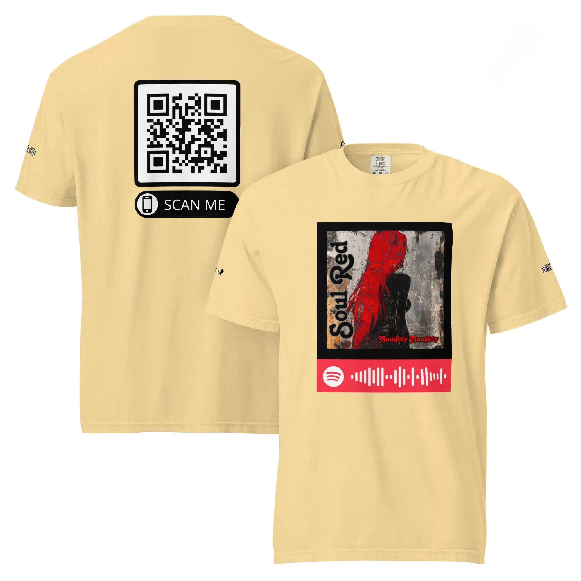 SOULRED music, Unisex garment-dyed heavyweight t-shirt