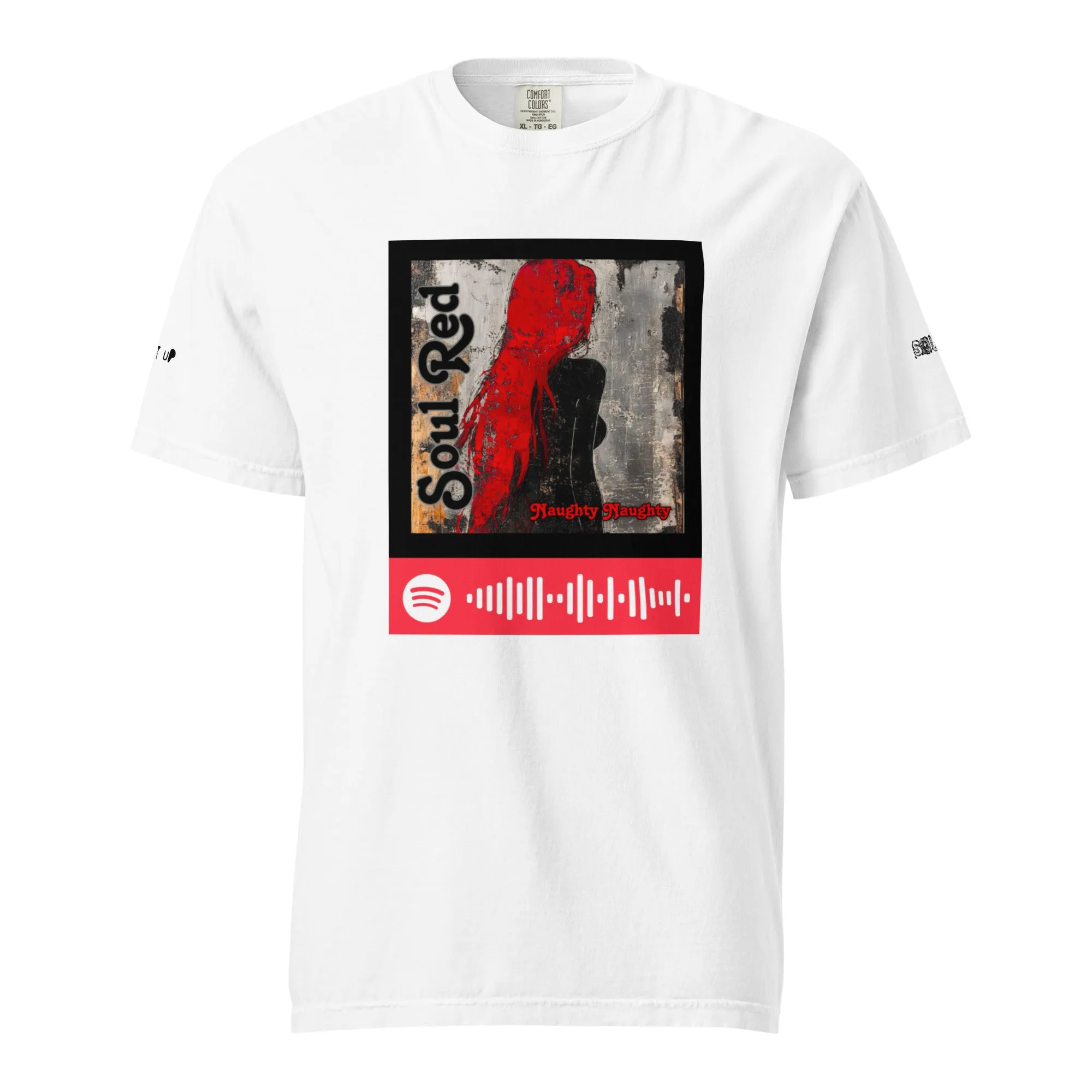 SOULRED music, Unisex garment-dyed heavyweight t-shirt