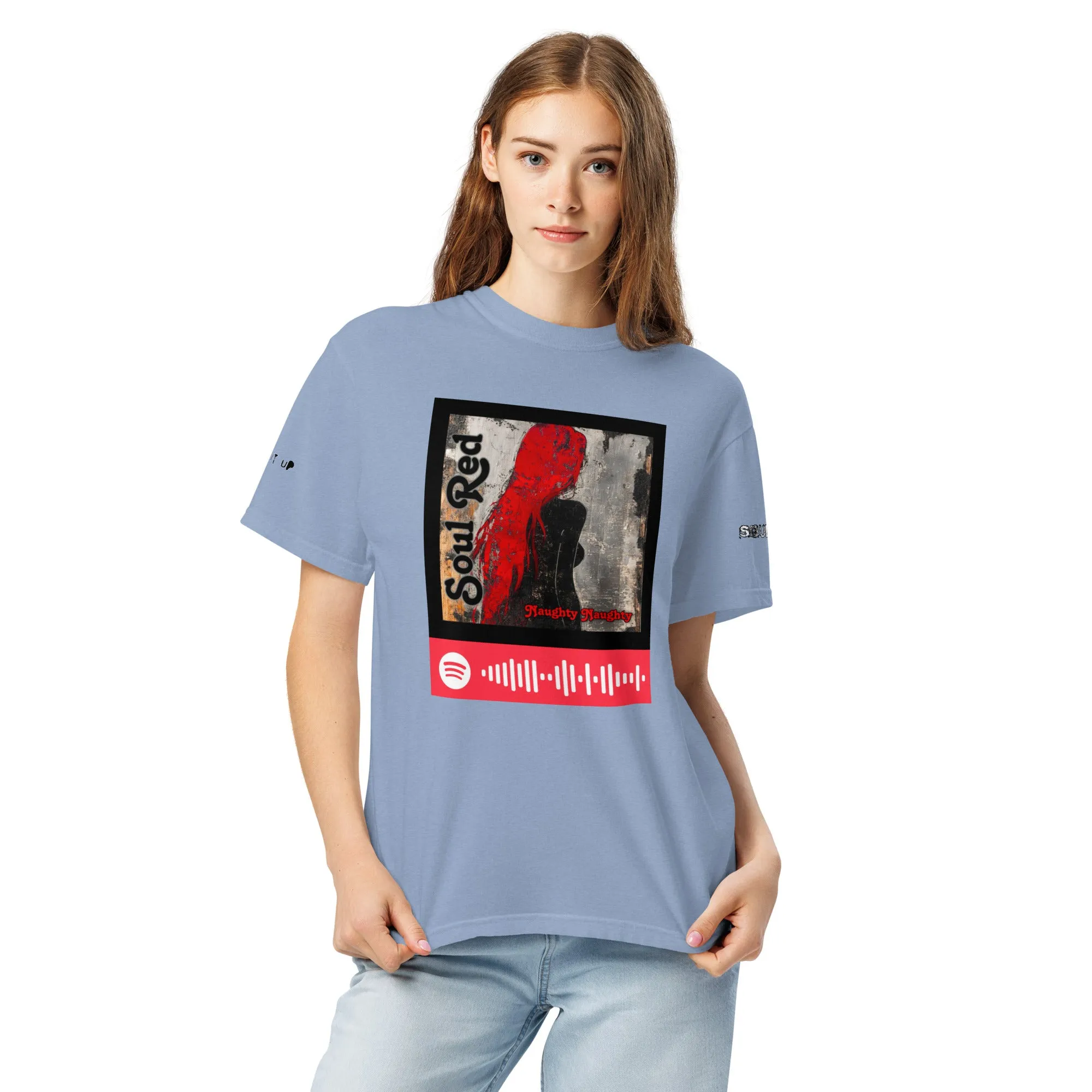 SOULRED music, Unisex garment-dyed heavyweight t-shirt