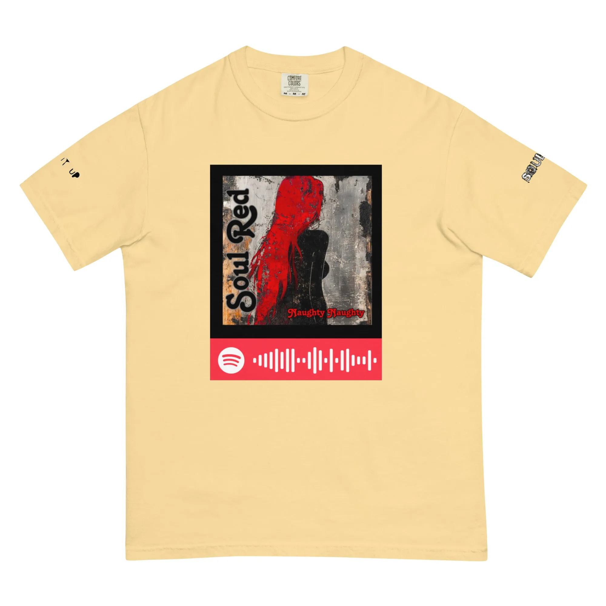 SOULRED music, Unisex garment-dyed heavyweight t-shirt