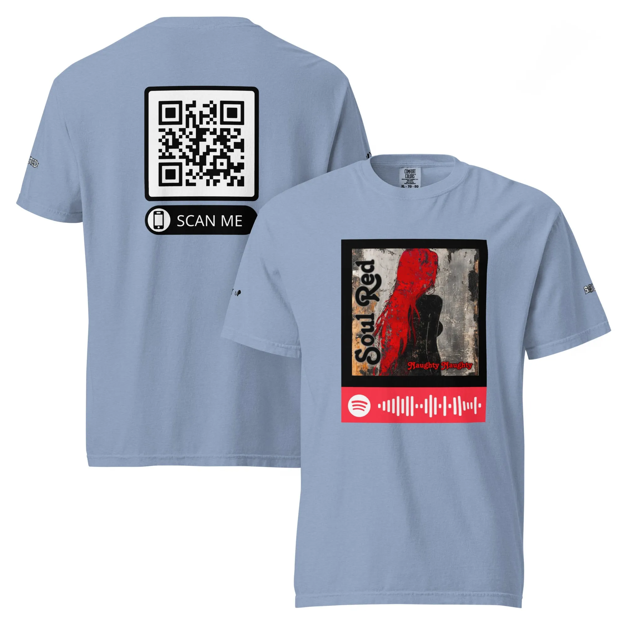 SOULRED music, Unisex garment-dyed heavyweight t-shirt