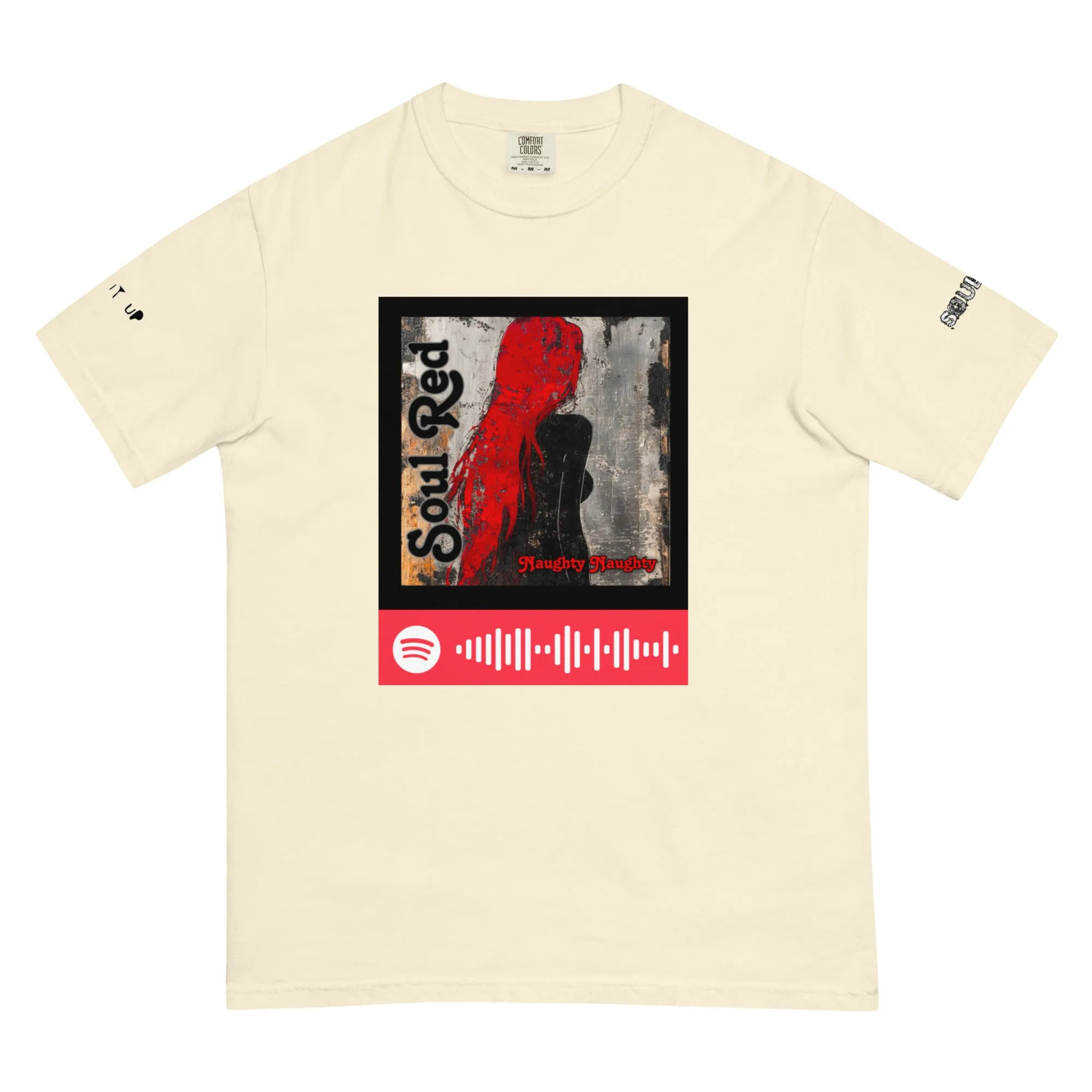 SOULRED music, Unisex garment-dyed heavyweight t-shirt