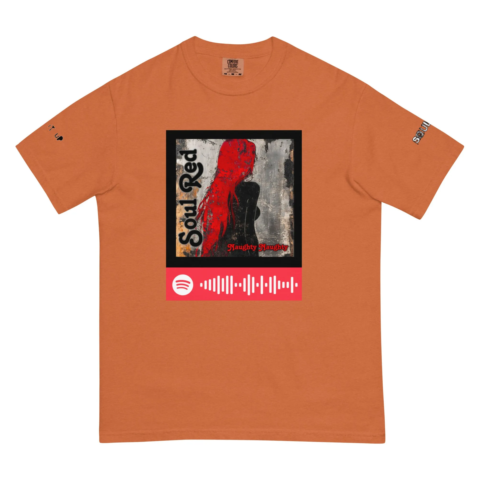 SOULRED music, Unisex garment-dyed heavyweight t-shirt
