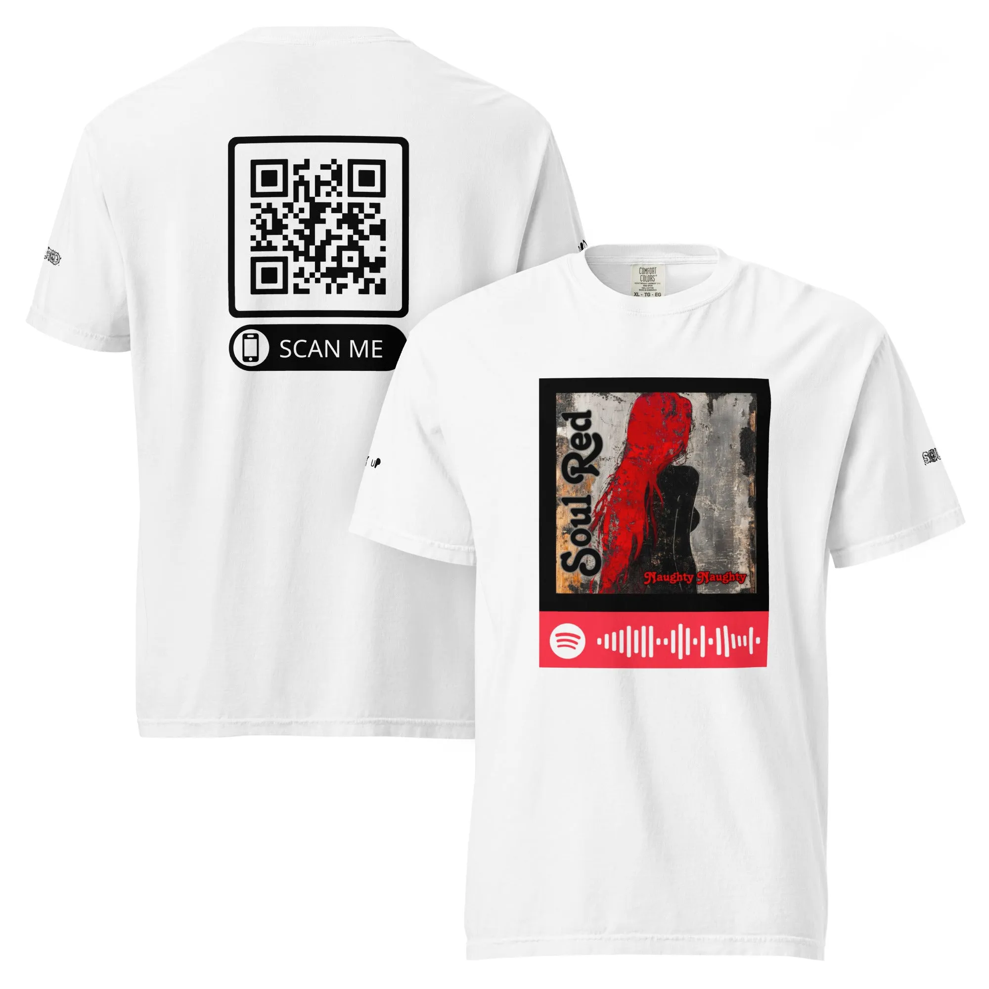 SOULRED music, Unisex garment-dyed heavyweight t-shirt