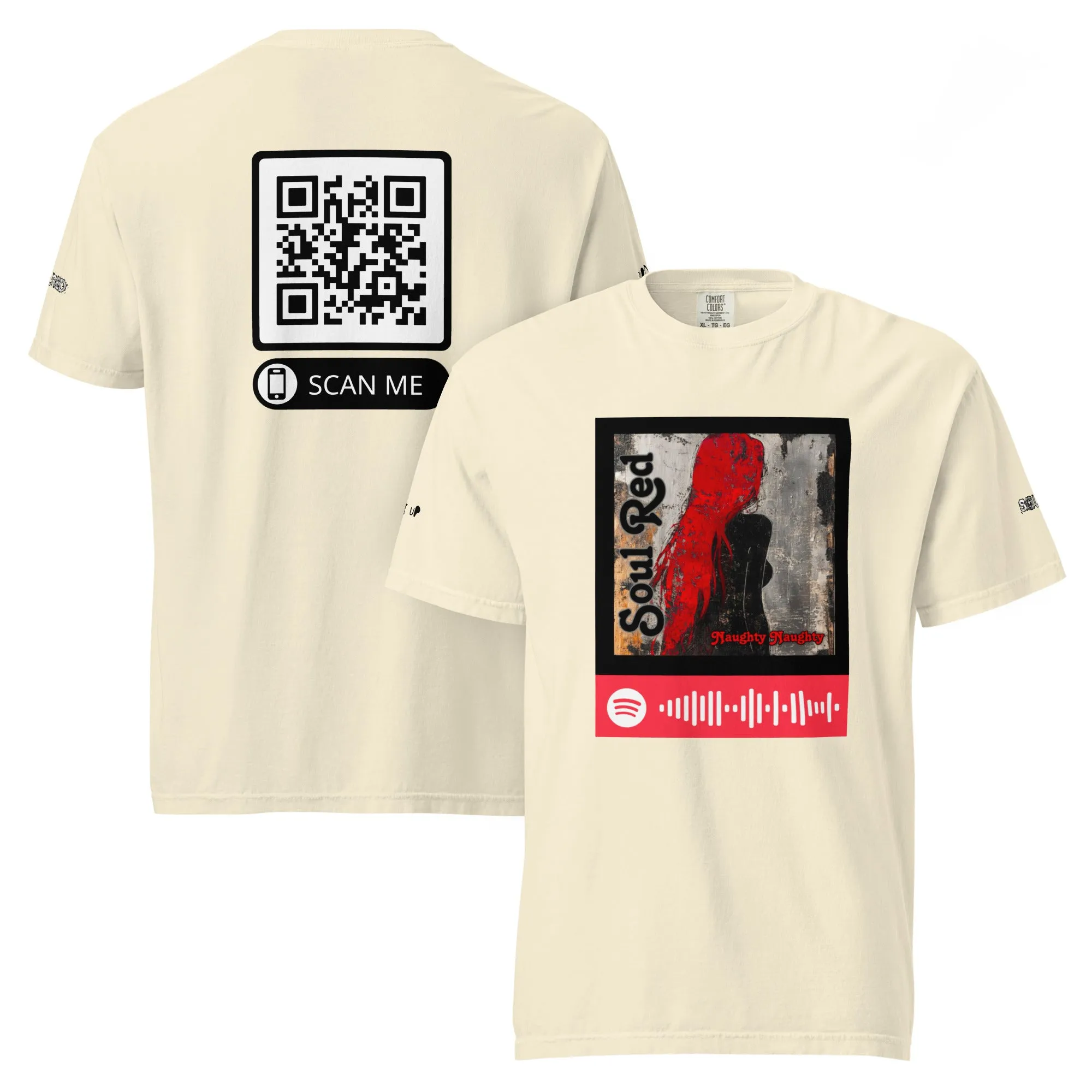SOULRED music, Unisex garment-dyed heavyweight t-shirt