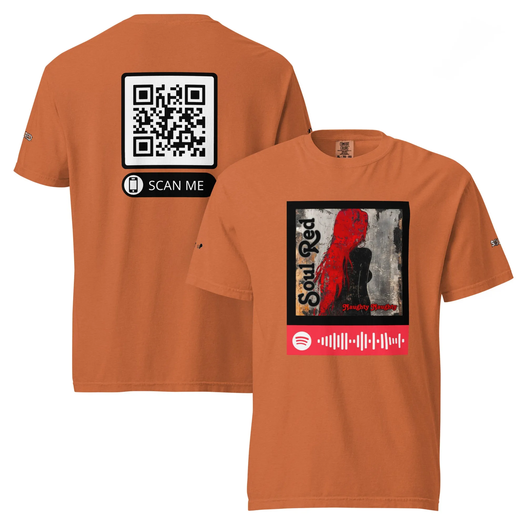 SOULRED music, Unisex garment-dyed heavyweight t-shirt