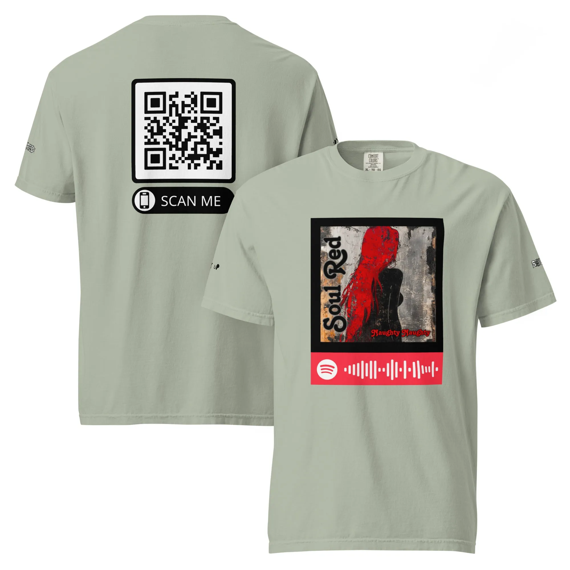 SOULRED music, Unisex garment-dyed heavyweight t-shirt