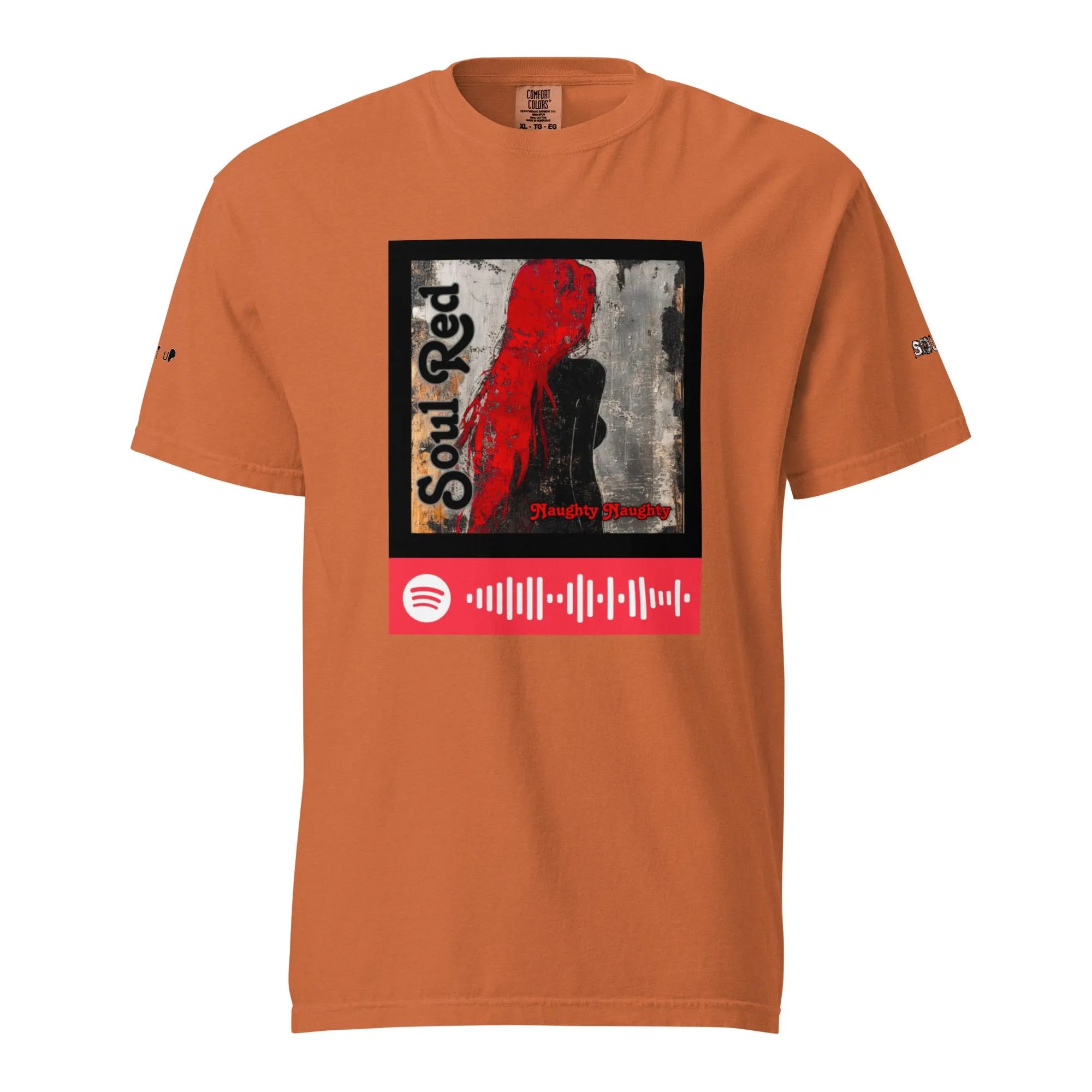 SOULRED music, Unisex garment-dyed heavyweight t-shirt