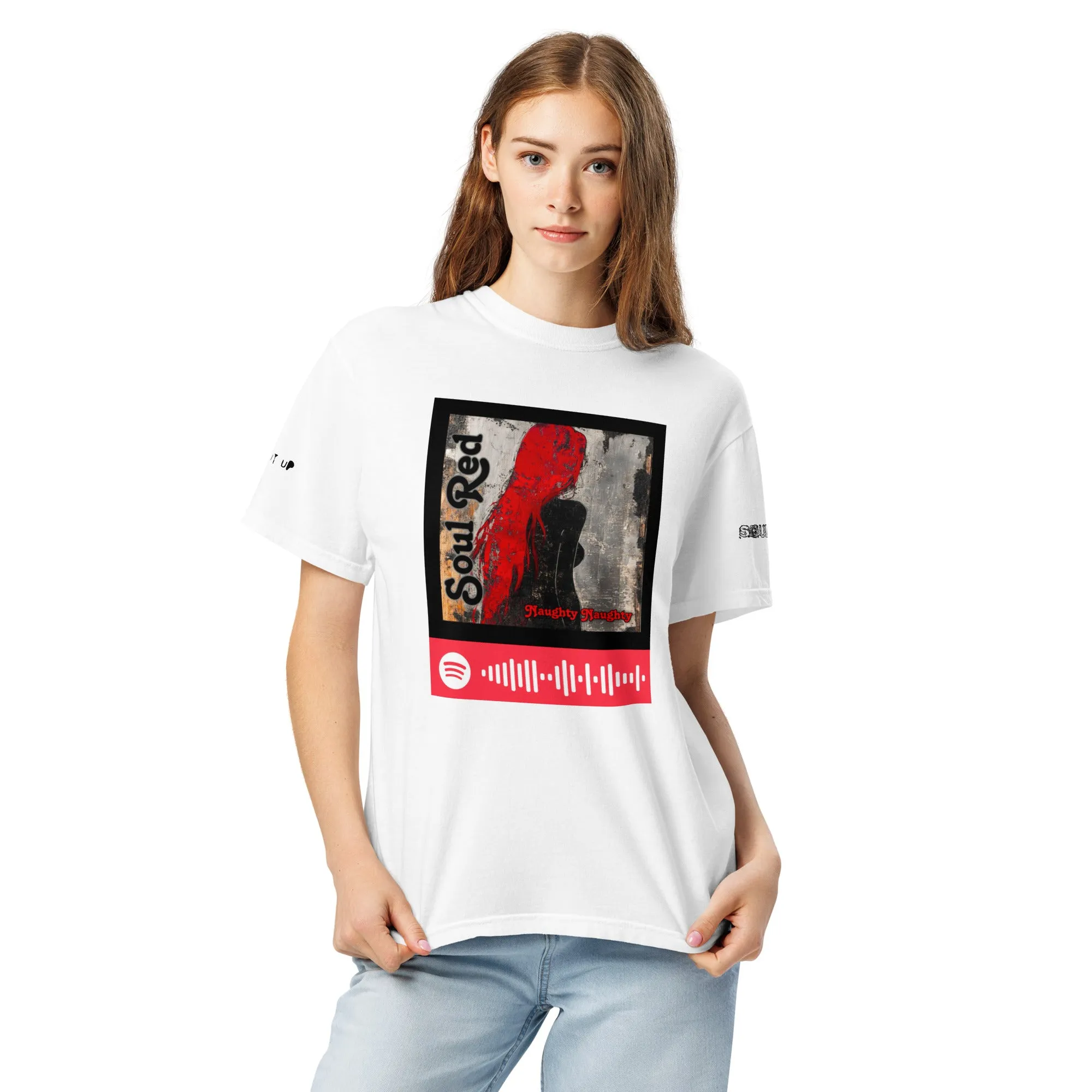 SOULRED music, Unisex garment-dyed heavyweight t-shirt