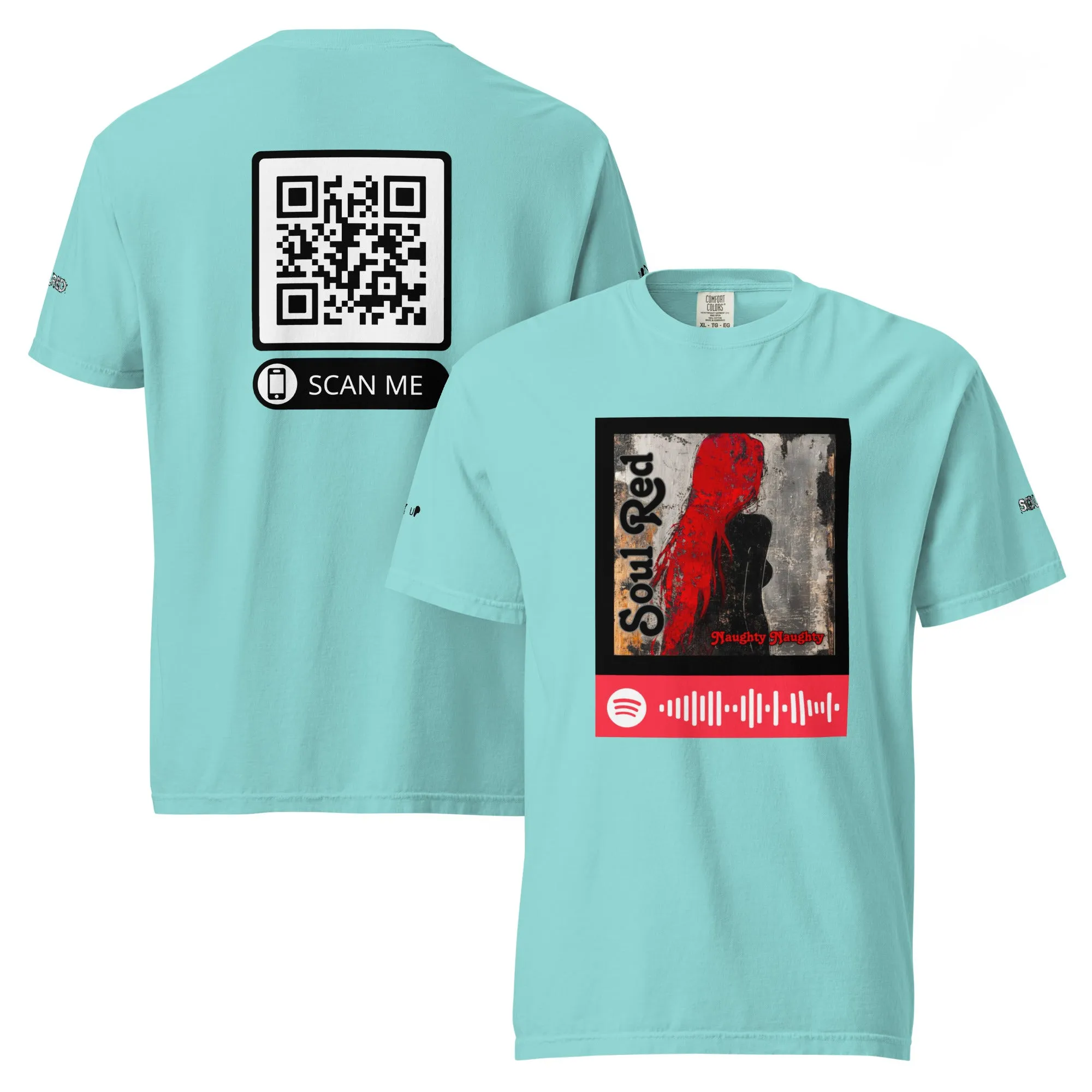 SOULRED music, Unisex garment-dyed heavyweight t-shirt
