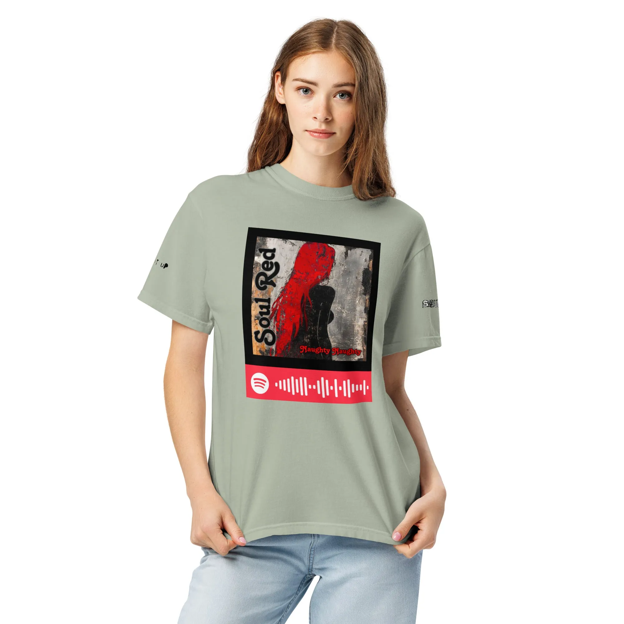 SOULRED music, Unisex garment-dyed heavyweight t-shirt