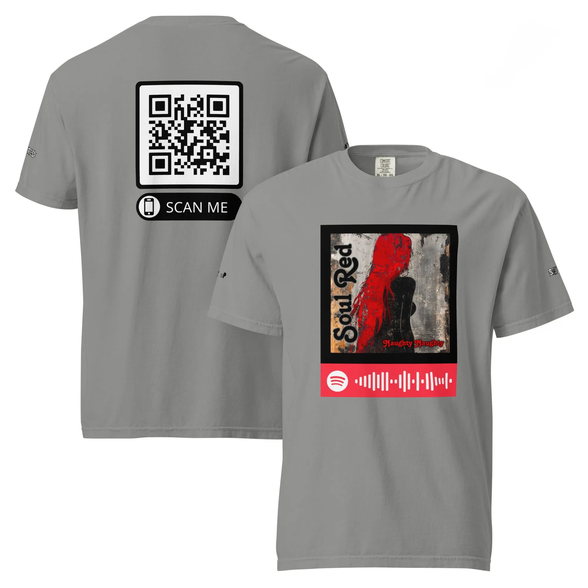 SOULRED music, Unisex garment-dyed heavyweight t-shirt