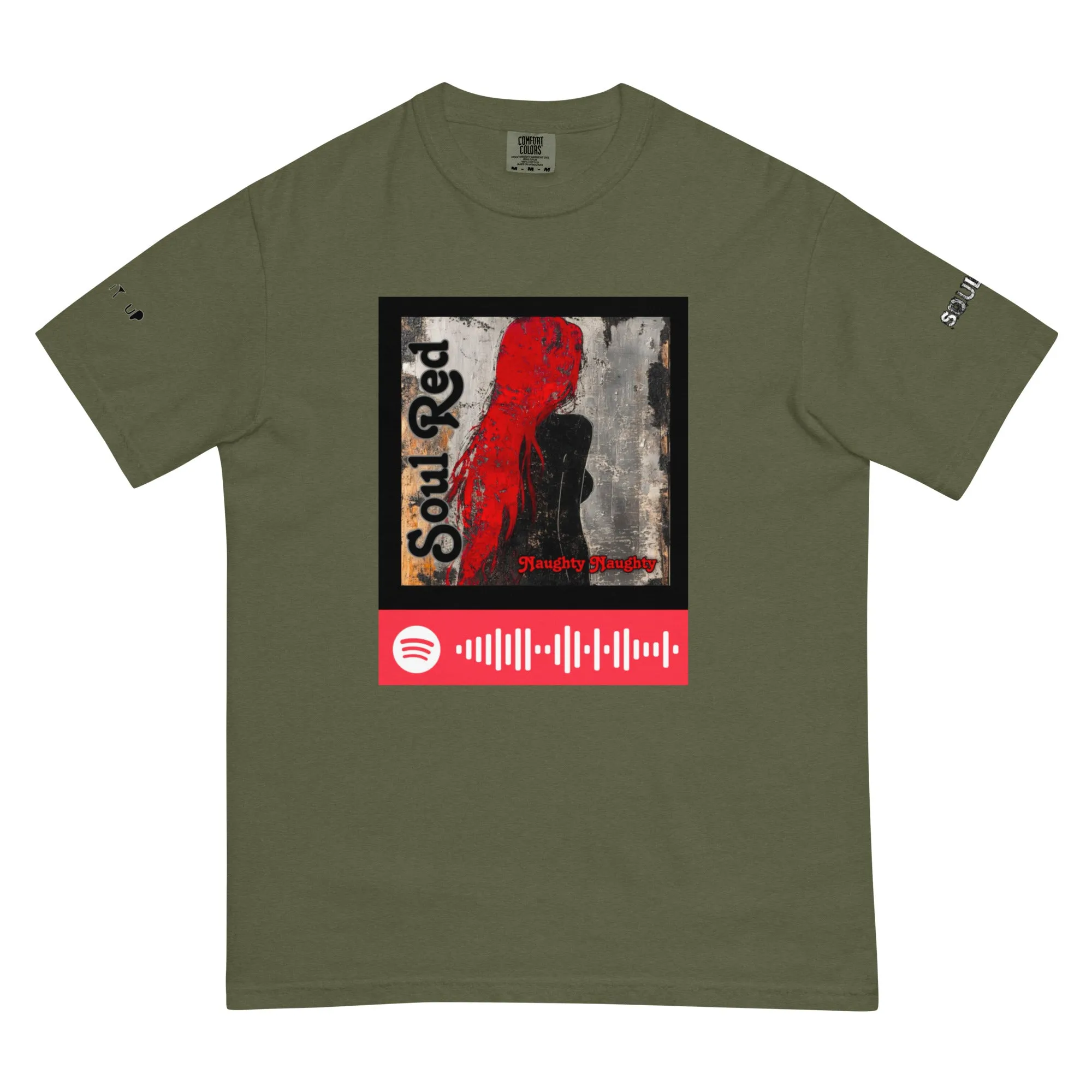 SOULRED music, Unisex garment-dyed heavyweight t-shirt