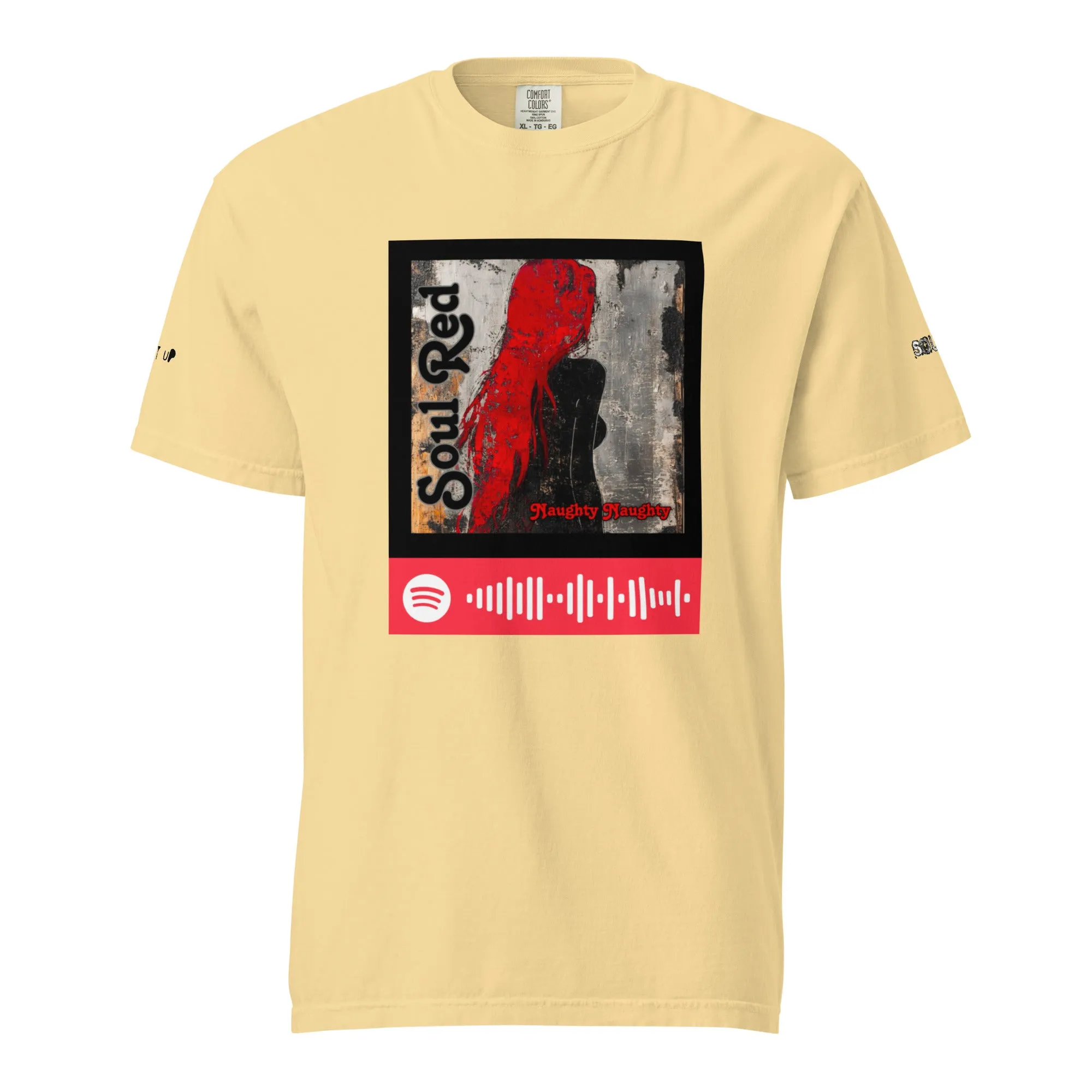 SOULRED music, Unisex garment-dyed heavyweight t-shirt