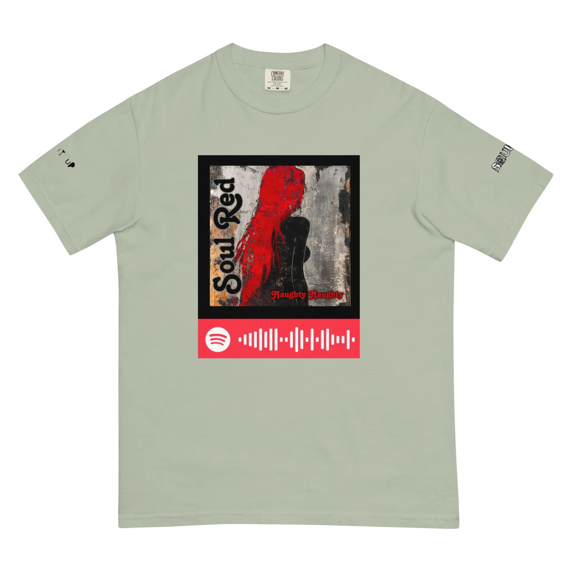 SOULRED music, Unisex garment-dyed heavyweight t-shirt
