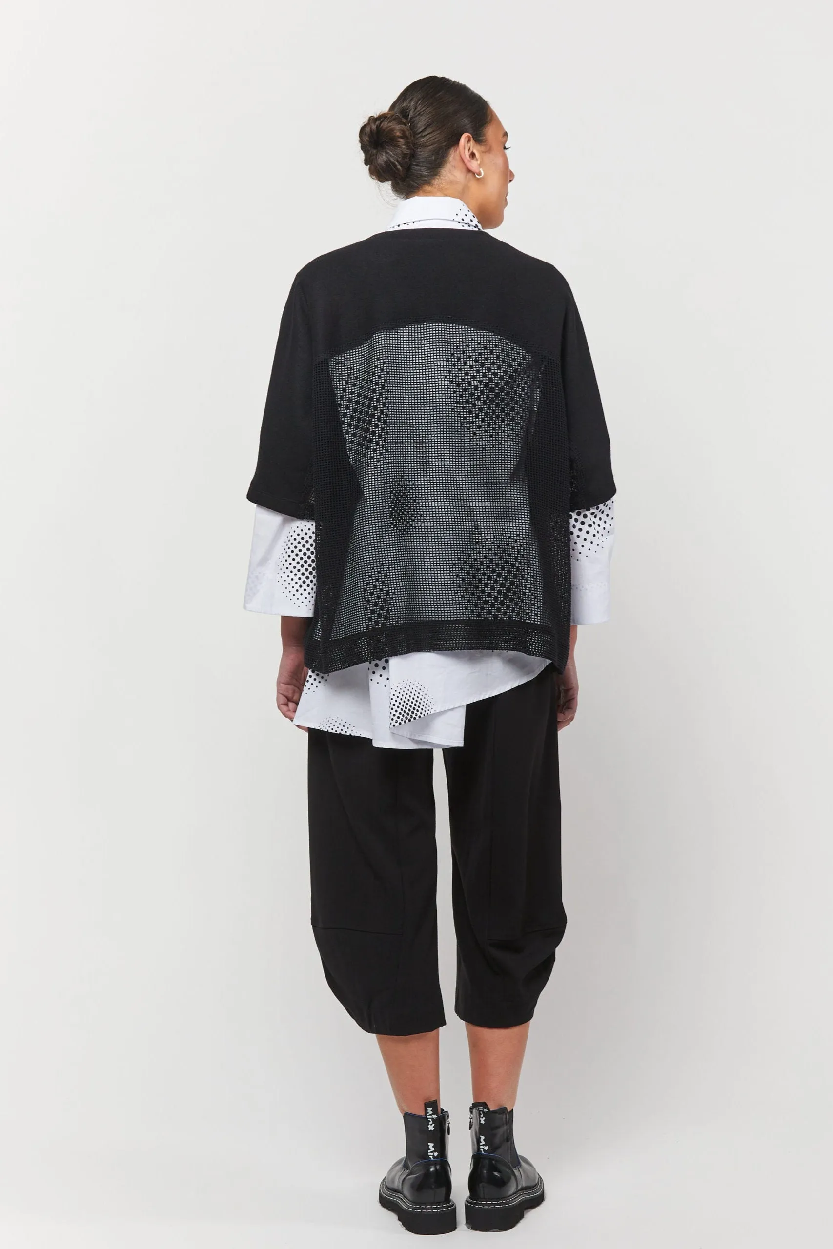 Stellar Mesh Tee / Black